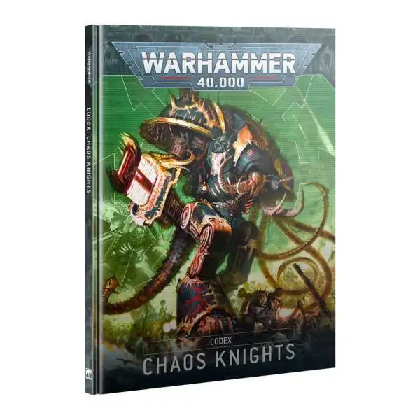 Warhammer 40,000 Chaos Knights Codex Hardcover Book [10th Edition]
