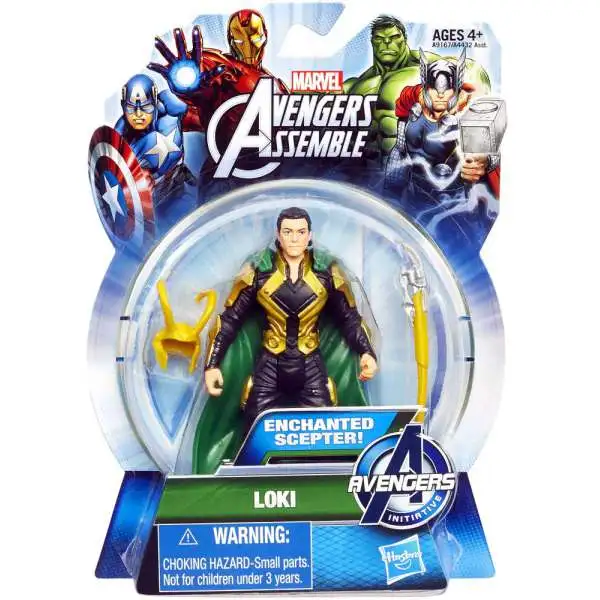 Marvel Avengers Assemble Loki Action Figure [Enchanted Scepter]