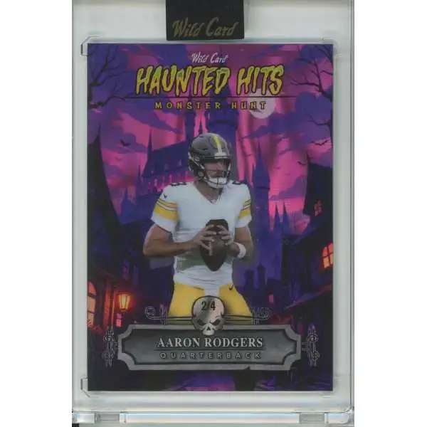 NFL 2025 Wild Card Haunted Hits 2/4 Aaron Rodgers