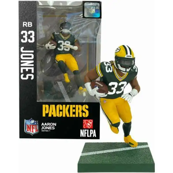 NFL Green Bay Packers Football Aaron Jones Action Figure [Yellow Cleats, Regular Version]