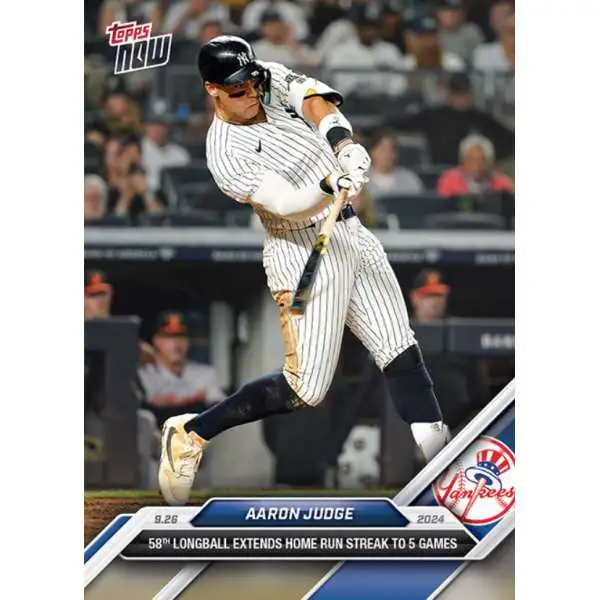 MLB 2024 NOW Baseball Single Card Aaron Judge OS-5 MVP - ToyWiz