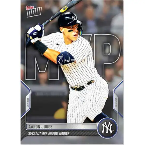 MLB New York Yankees 2022 Topps Now Baseball Aaron Judge Exclusive OS-38 [AL MVP Award Winner]
