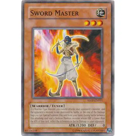YuGiOh Trading Card Game Absolute Powerforce Common Sword Master ABPF-EN011