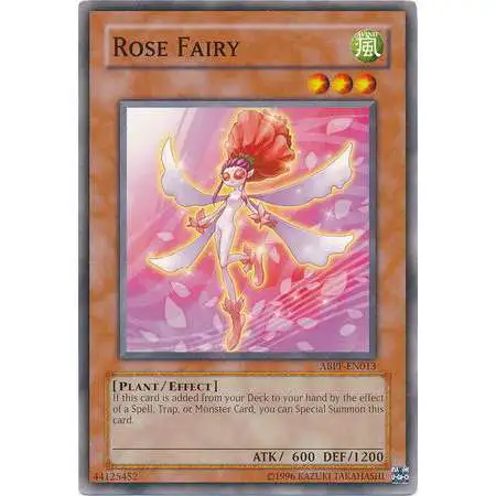 YuGiOh Trading Card Game Absolute Powerforce Common Rose Fairy ABPF-EN013