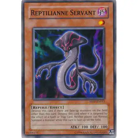YuGiOh Trading Card Game Absolute Powerforce Common Reptilianne Servant ABPF-EN015