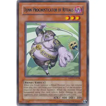 YuGiOh Trading Card Game Absolute Powerforce Rare Djinn Prognosticator of Rituals ABPF-EN038