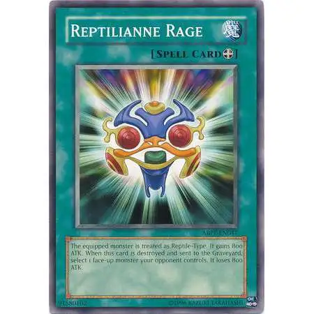 YuGiOh Trading Card Game Absolute Powerforce Common Reptilianne Rage ABPF-EN047