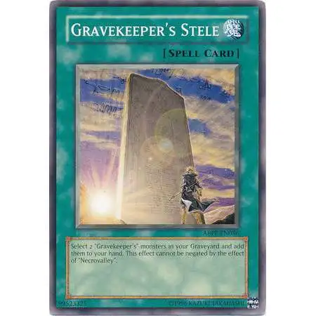 YuGiOh Trading Card Game Absolute Powerforce Common Gravekeeper's Stele ABPF-EN056