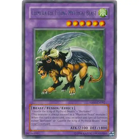 YuGiOh Trading Card Game Absolute Powerforce Rare Chimera the Flying Mythical Beast ABPF-EN092
