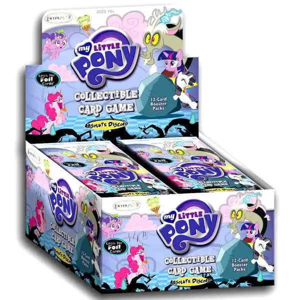 My Little Pony Trading Card Game Absolute Discord Booster Box [36 Packs]
