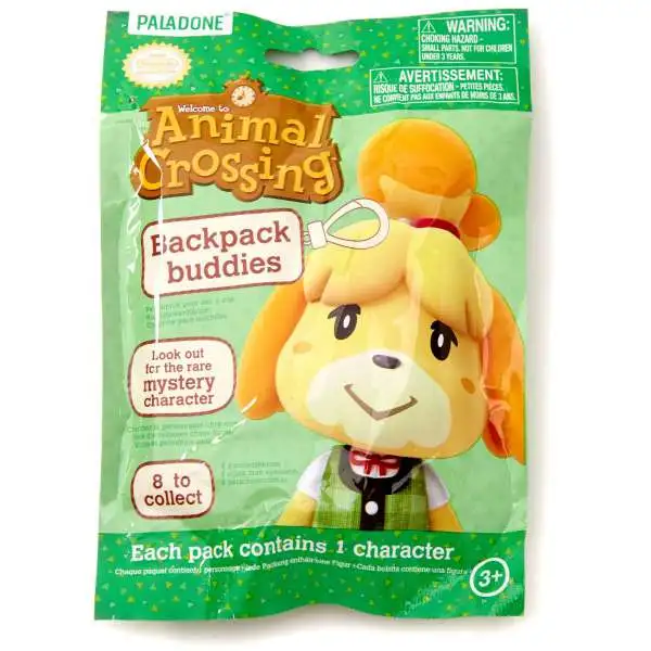 Animal Crossing Backpack Buddies Mystery Pack [1 RANDOM Figure]