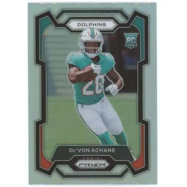 NFL 2023 Panini Prizm Silver DeVon Achane #365 [Rookie]