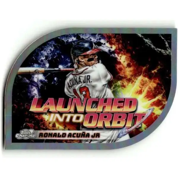 MLB 2024 Topps Cosmic Chrome Baseball Launched Into Orbit Ronald Acuna Jr. LIO-13