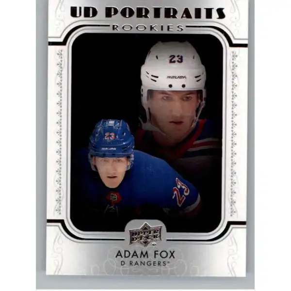 NHL 2019-20 Upper Deck Series 2 Hockey Portraits Adam Fox P-63 [Rookie Card]