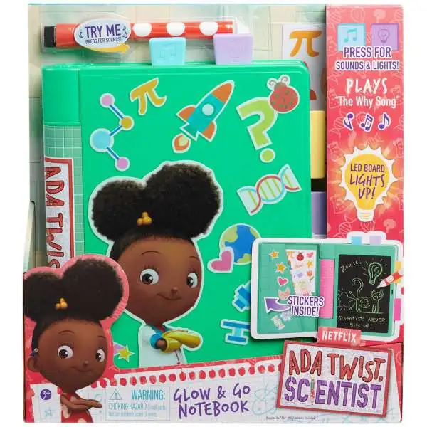 Ada Twist Scientist Glow & Go Notebook Playset