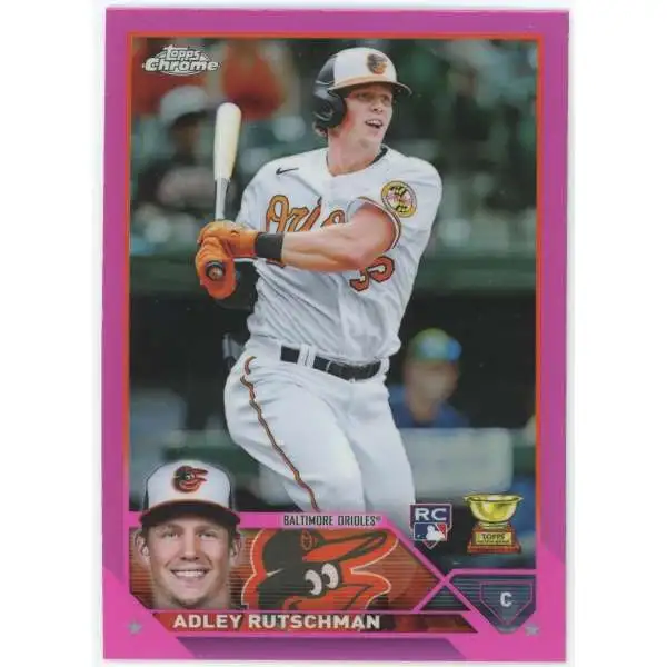 MLB 2023 Topps Chrome Pink Refractor Adley Rutschman #1 [Rookie]