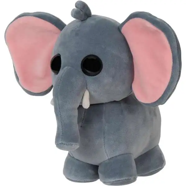 Adopt Me! Legendary Pet Elephant 8-Inch Plush [with Platinum Tiara Online Virtual Item Redemption Code!]