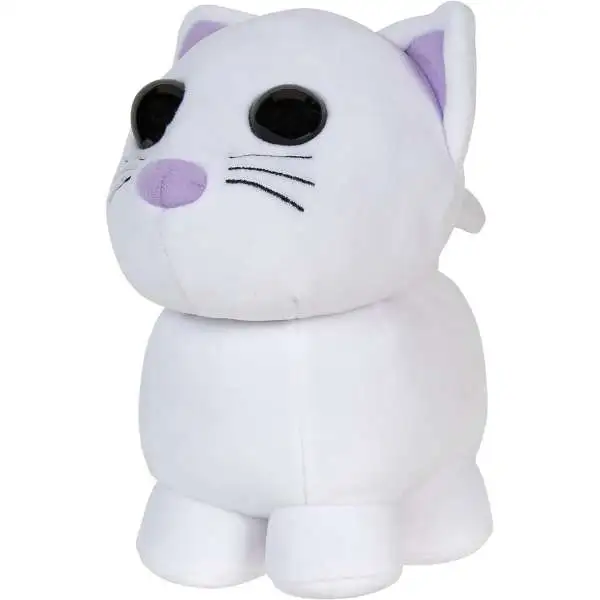 Adopt Me! Legendary Pet Snow Cat 8-Inch Plush [with Sun Tome Online Virtual Item Redemption Code!]