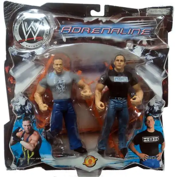 WWE Wrestling Adrenaline Shawn Michaels & Rob Van Dam Action Figure 2-Pack [Damaged Package]