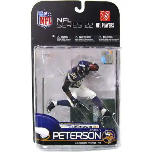 McFarlane Toys NFL Minnesota Vikings Sports Picks Football Series 22 Adrian Peterson Action Figure [Purple Jersey]