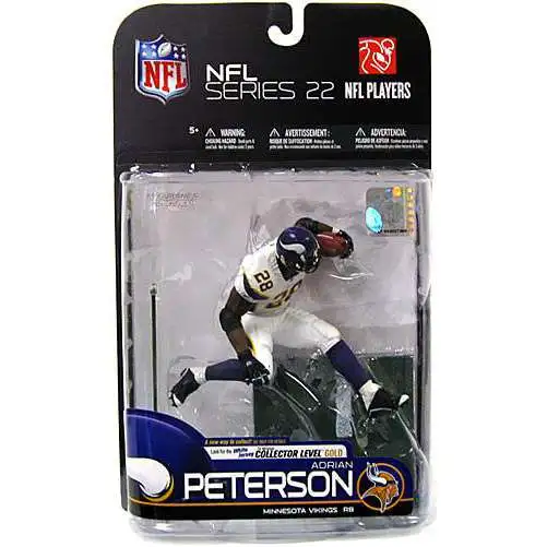 McFarlane Toys NFL Minnesota Vikings Sports Picks Football Series 22 Adrian Peterson Action Figure [White Jersey]