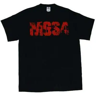 Metal Gear Solid 4 Logo with Bullet Holes T-Shirt [Adult Small]