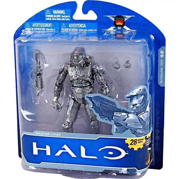 McFarlane Toys Halo 10th Anniversary Series 1 Advance Master Chief Exclusive Action Figure [Platinum, Loose]