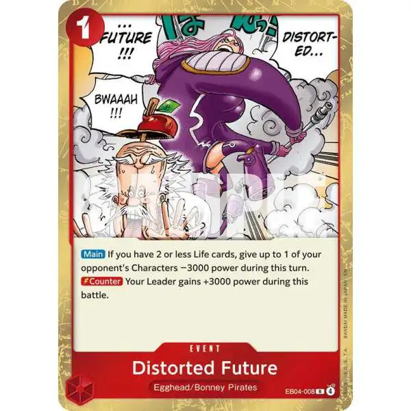 One Piece Trading Card Game Adventure on Kami's Island Rare Distorted Future EB04-008