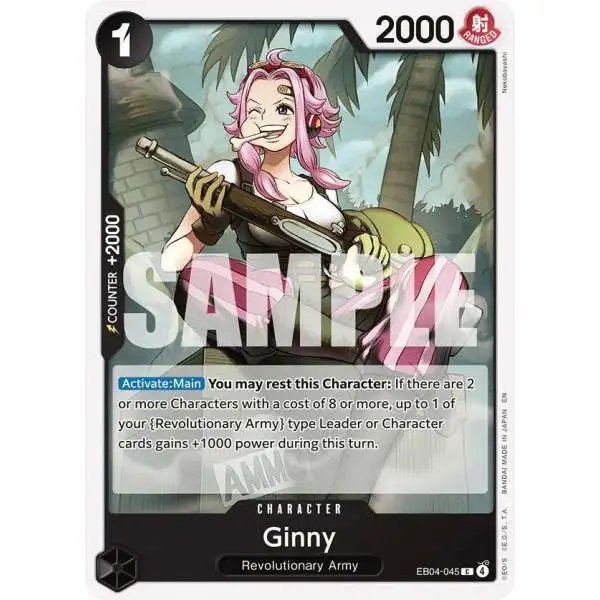 One Piece Trading Card Game Adventure on Kami's Island Common Ginny EB04-045