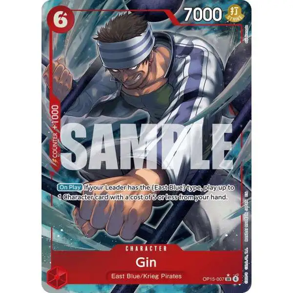 One Piece Trading Card Game Adventure on Kami's Island Super Rare Gin OP15-007 [Alternate Art]