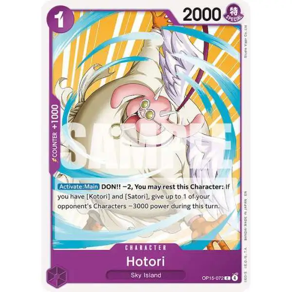 One Piece Trading Card Game Adventure on Kami's Island Common Hotori OP15-072
