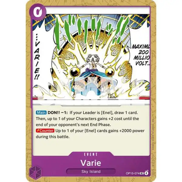 One Piece Trading Card Game Adventure on Kami's Island Uncommon Varie OP15-074