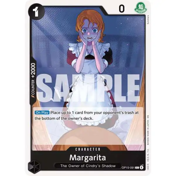 One Piece Trading Card Game Adventure on Kami's Island Common Margarita OP15-091