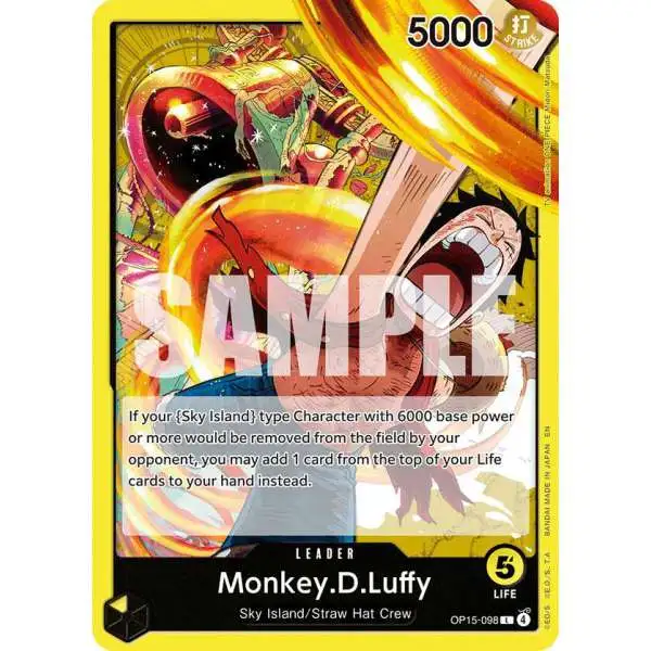 One Piece Trading Card Game The Time of Battle Single Card Super