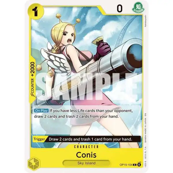 One Piece Trading Card Game Adventure on Kami's Island Common Conis OP15-104