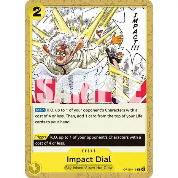 One Piece Trading Card Game Adventure on Kami's Island Common Impact Dial OP15-115