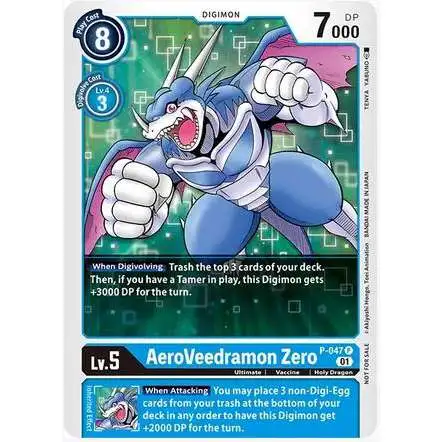 Digimon New Awakening Promo AeroVeedramon Zero P-047