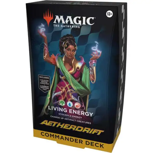 MtG Trading Card Game Aetherdrift Living Energy Commander Deck