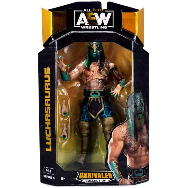 AEW All Elite Wrestling Unrivaled Collection Series 5 Luchasaurus Action Figure