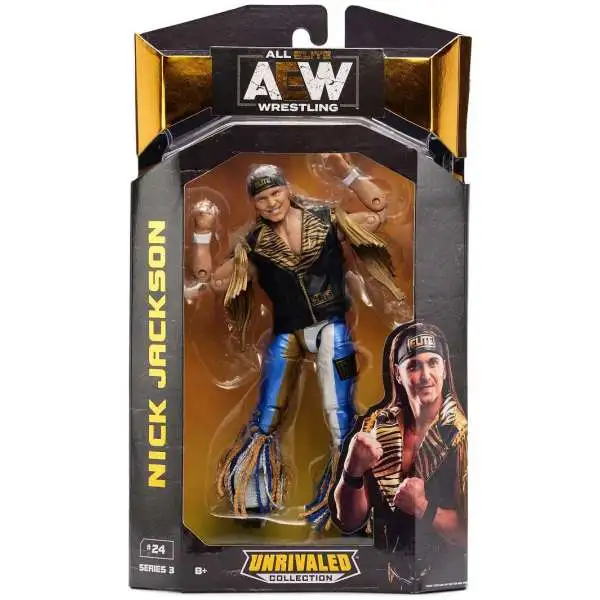 AEW All Elite Wrestling Unrivaled Collection Series 3 Nick Jackson Action Figure [Young Bucks]