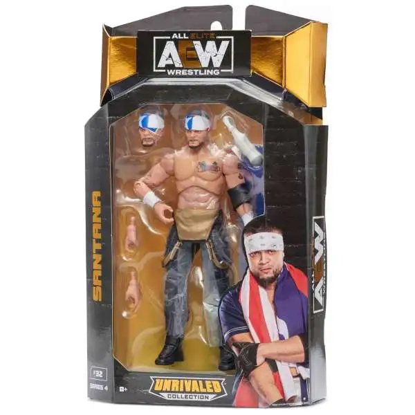 AEW All Elite Wrestling Unrivaled Collection Series 4 Santana Action Figure