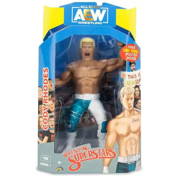 AEW All Elite Wrestling Wrestling Superstars Cody Rhodes Action Figure [Blue & White]