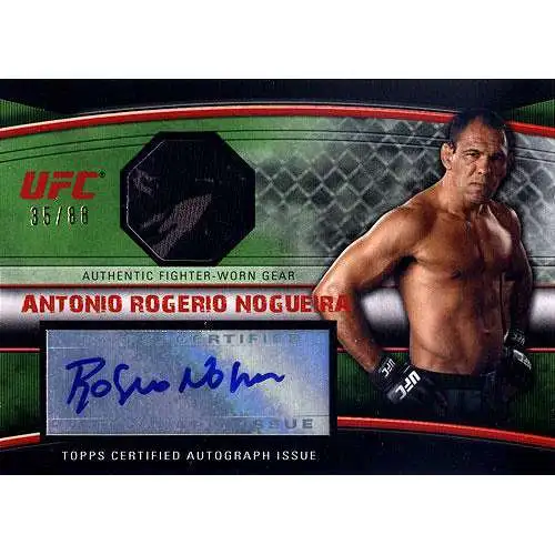 Topps UFC 2010 Knockout Autograph Relic Antonio Rodrigo Nogueira AFG-ARN