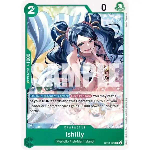 One Piece Trading Card Game A Fist of Divine Speed Common Ishilly OP11-025