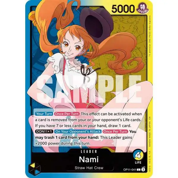 One Piece Trading Card Game Sidewinder 80 Xenoskin Nami Deck Box
