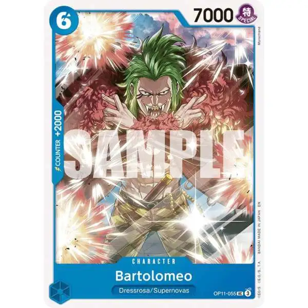 One Piece Trading Card Game A Fist of Divine Speed Uncommon Bartolomeo OP11-055