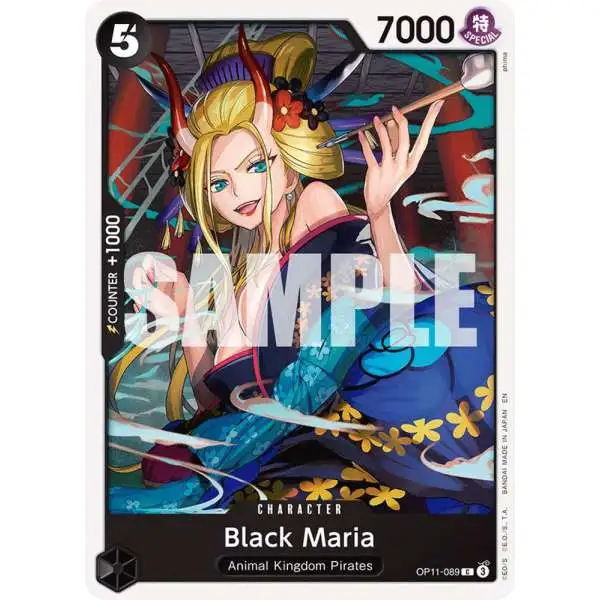 One Piece Trading Card Game A Fist of Divine Speed Common Black Maria OP11-089