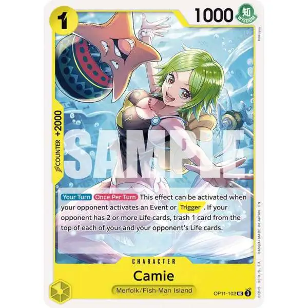 One Piece Trading Card Game A Fist of Divine Speed Uncommon Camie OP11-102