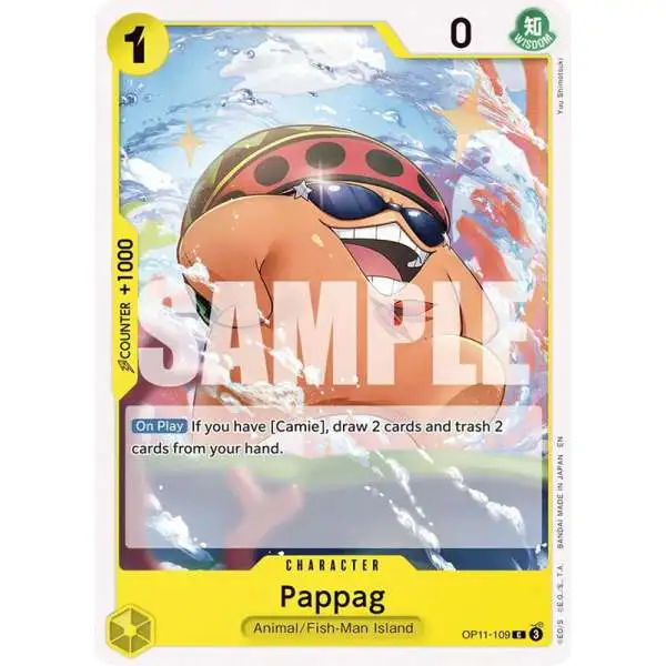 One Piece Trading Card Game A Fist of Divine Speed Common Pappag OP11-109