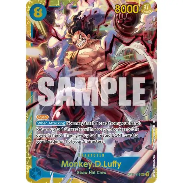 one piece card game secret rare Monkey D Luffy OP13 Alt Art CGC 10 Pristine One Piece Card Game Secret